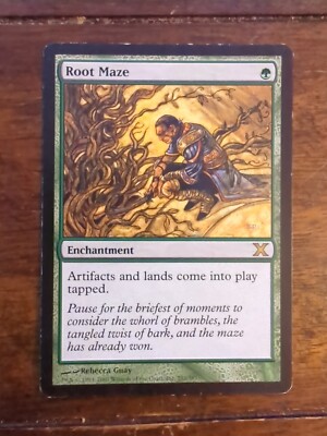 MTG 1x Root Maze Core Set 10th Edition Tenth Modern Magic the Gathering x1 LP