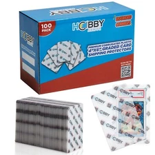 Hobby Armor Premium Plastic Graded Trading Card Shipping Protector 4x6, 100 P...