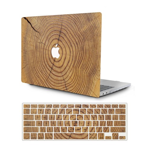 Wood Matte HardCase Shell for MacBook Air Pro13 14 15 16 A2991 A2992 A3113 A3114 - Picture 7 of 16