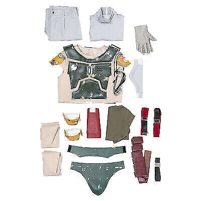 Star Wars The Mandalorian Boba Fett Cosplay Costume Halloween Outfit Full Set UK - Bild 5 von 55