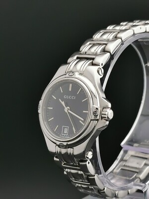 GUCCI 9040L Quartz Ladies Watch Silver Genuine with Box for sale