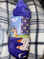 Bluey Silky Soft Plush Throw Blanket, 46" X 60" Halloween Fun Tricks