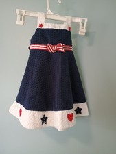 Sophie Rose Baby Girls 4th of July Size 12 Month Patriotic Red White Blue Dress