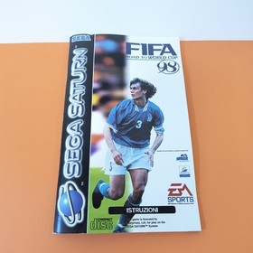 FIFA ROAD TO WORLD CUP 98 SEGA SATURN PAL ORIGINALE COMPLETO