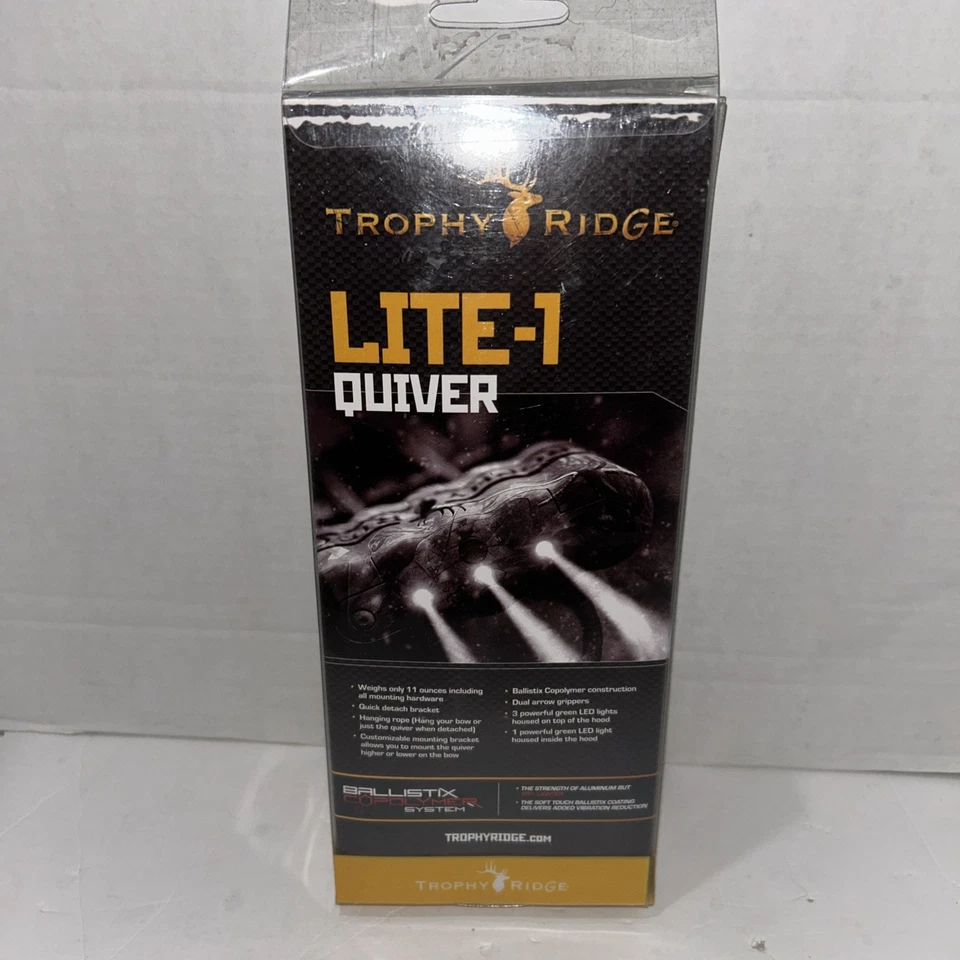 Trophy Ridge Lite-1 Arrow Aljaj Negro/Amarillo/Verde Luces LED Modelo # AQ500 Foto 3 de 4