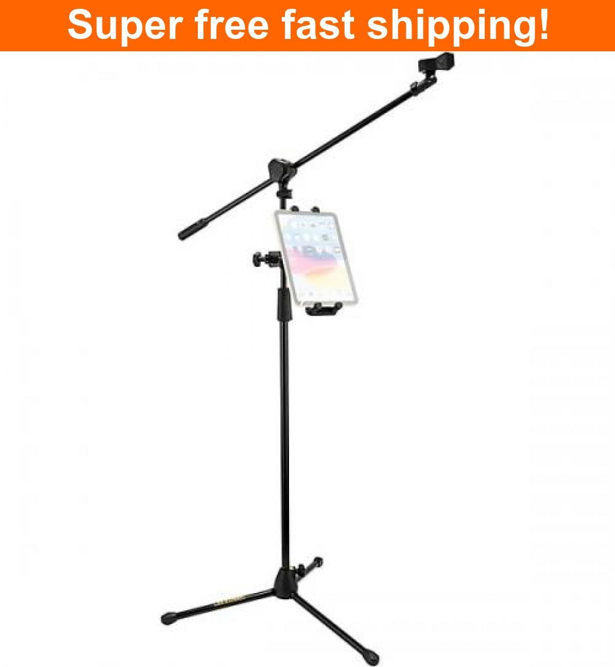 Hercules MS436B The artist stage pack microphone Stand with phone &Tablet holder