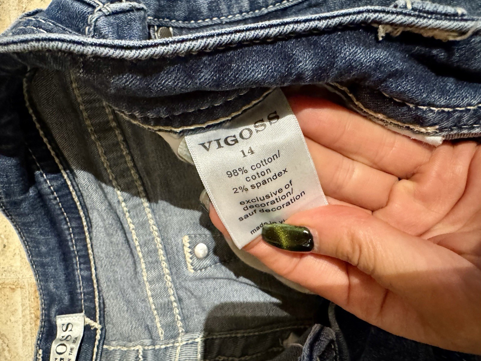 Vigoss Size 14 Capri