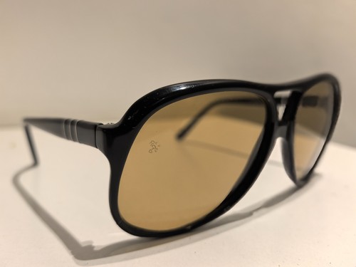 PERSOL RATTI SUNGLASSES VINTAGE PILOT FRAME ITALY 1950s RARE 58210 N