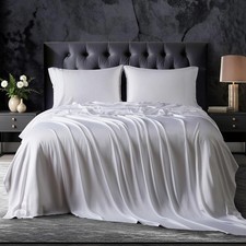 Onlyset 18-24 Inch Extra Deep Pocket King Sheet Set 100 Viscose Derived From