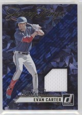 2024 Panini Donruss Jersey Kings Blue Ice Evan Carter #JK-EC w1k