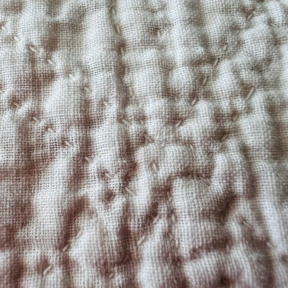 Vintage Hand-Quilted “Tree of Life” Quilt 75”x75” Hand Stitched Early 1900s - Image 2 of 4