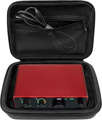 Audio Interface Hard Case Compatible Focusrite Scarlett Solo 4Th Gen EVA Lining