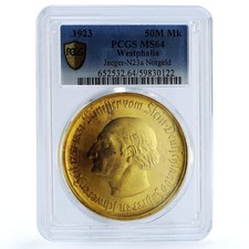 Germany Westphalia 50000000 mark von Stein Notgeld  J. N-23a MS64 PCGS coin 1923