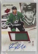 2022-23 SPx Auto Patch 14/25 Joe Pavelski #40 Patch Auto 0iv9
