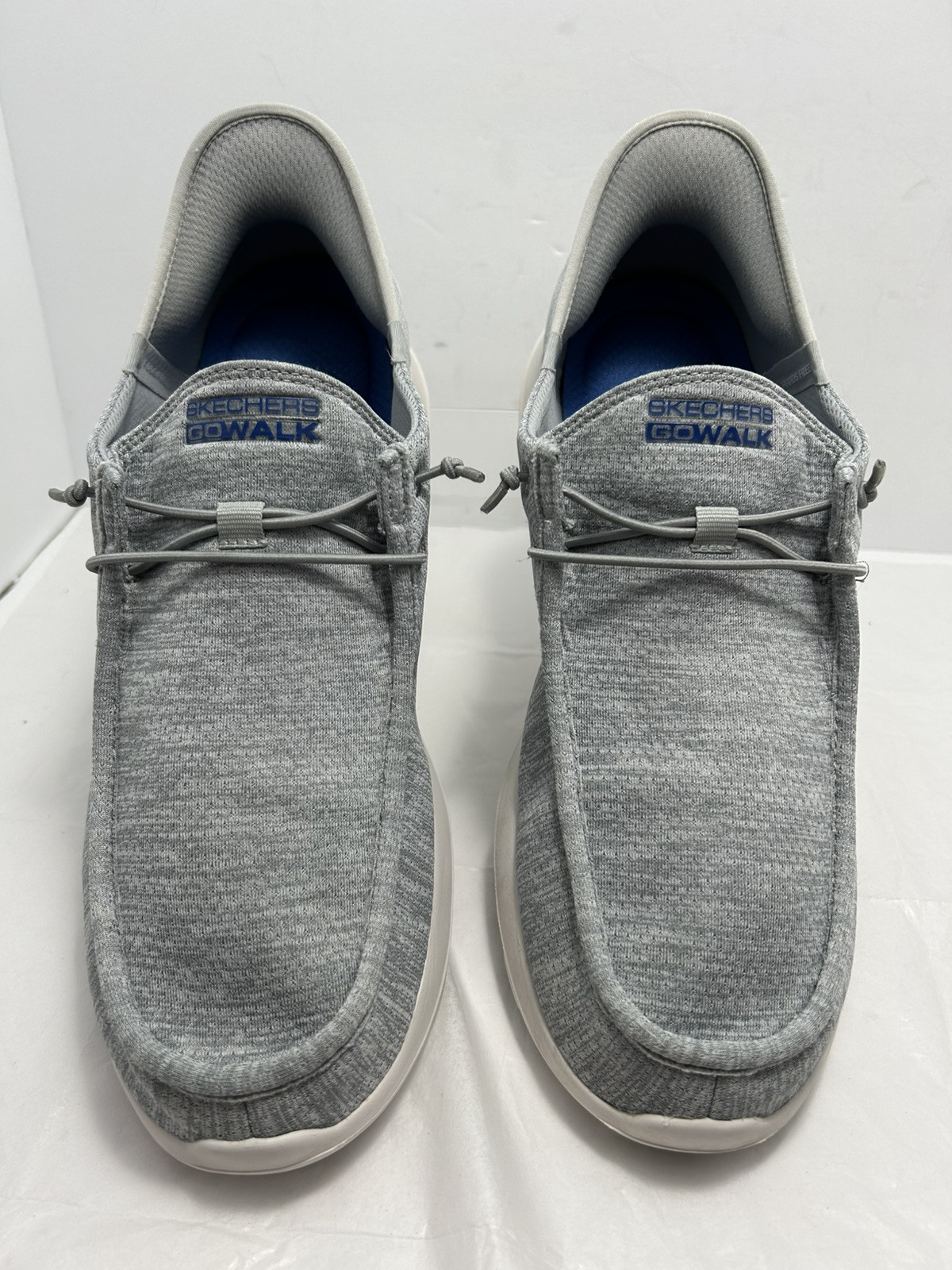 Skechers Mens Slip-ins Go Walk Max Beach Casual Size 12 Gray Slip