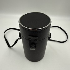 Unbranded Black Leather Camera Lens Hard Case