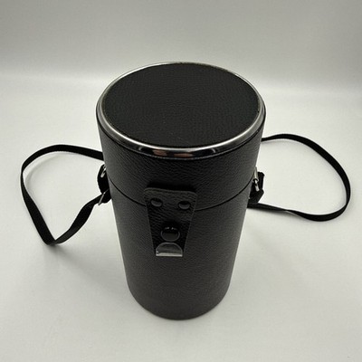 Unbranded Black Leather Camera Lens Hard Case