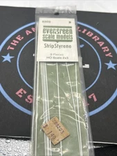 Evergreen Scale. Polystyrene Strips. 14" 8203 HO Scale 2 X 3. .022 X .033 (9)