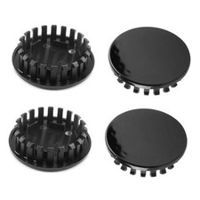 4Pcs Wheel Center Caps for OD 66.8 mm 2.63 in , ID 55 mm 2.17 in Black