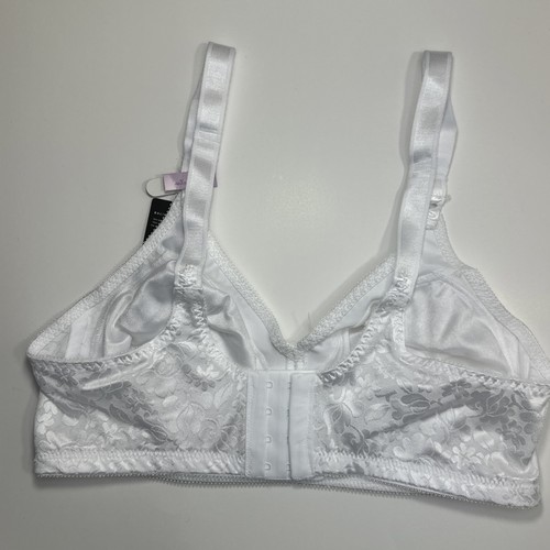 Sujetador Bali para mujer doble soporte cierre spa sin aros DF3372 blanco 38D NUEVO - Imagen 6 de 8
