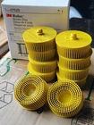 (10) 3M Automotive Scotch-Brite 2" Roloc Ceramic Bristle Disc Brush Med Yellow