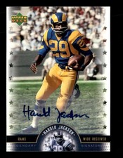 2005 Upper Deck Legends Harold Jackson -HJ Legendary Signatures Auto TV2182