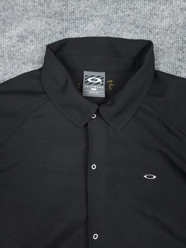Camisa Jersey Oakley Software Para Hombre Mediana Negra A Presión Manga Corta Utilidad Poliéster Foto 4 de 4