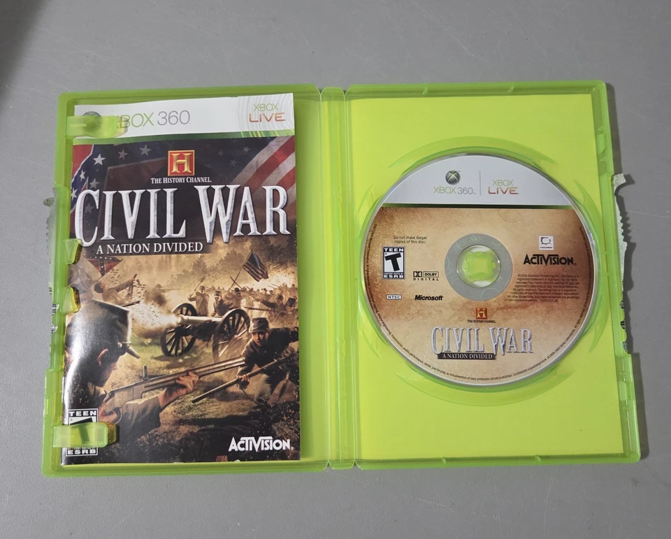 Xbox 360 Civil war A nation divided - Authentic - Image 2 of 2