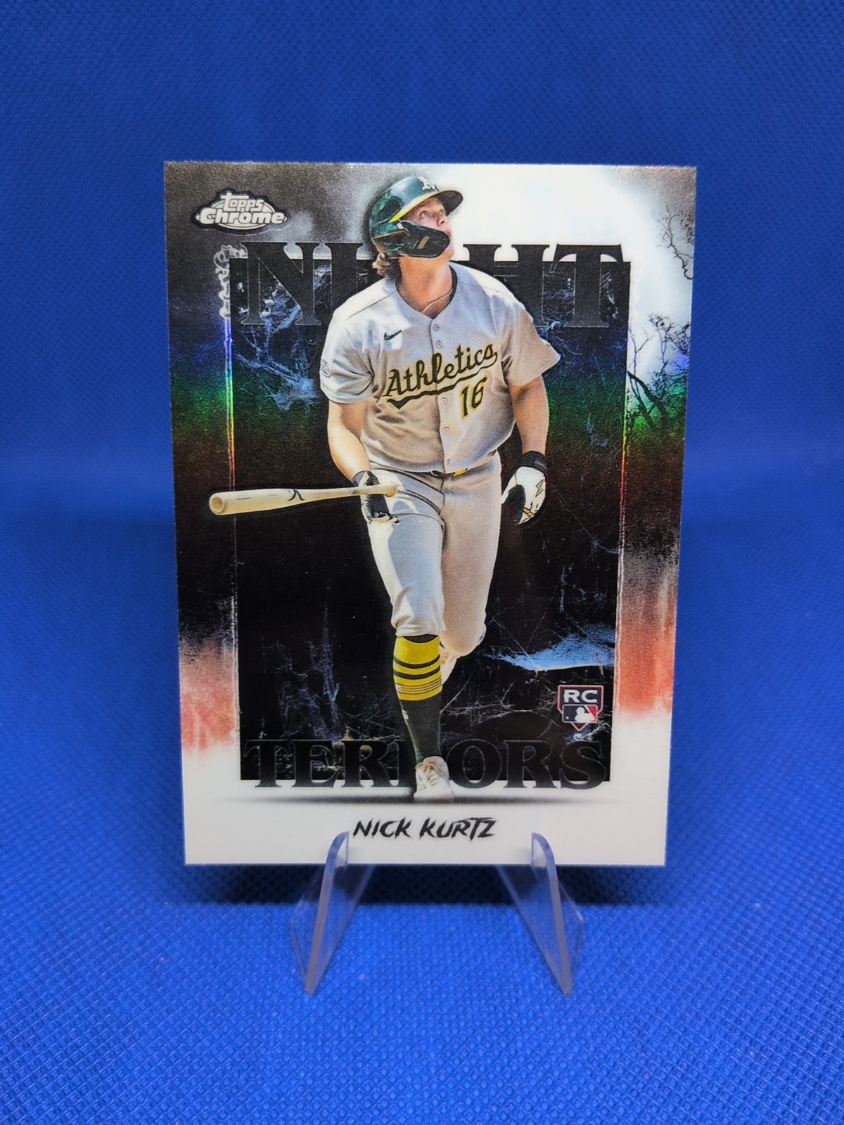 2025 Topps Chrome Update Series - Night Terrors Nick Kurtz #NT-5 (RC)