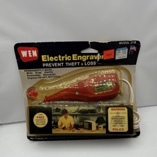 WEN Corded Electric Engraver Model 21B Red MPN 21B Powerful Tool
