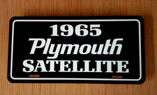 1965 Plymouth Satellite License Plate Car Tag 65 273 318 361 383 Commando 426 1965 Plymouth Satellite License Plate Car Tag 65 273 318 361 383 Commando 426