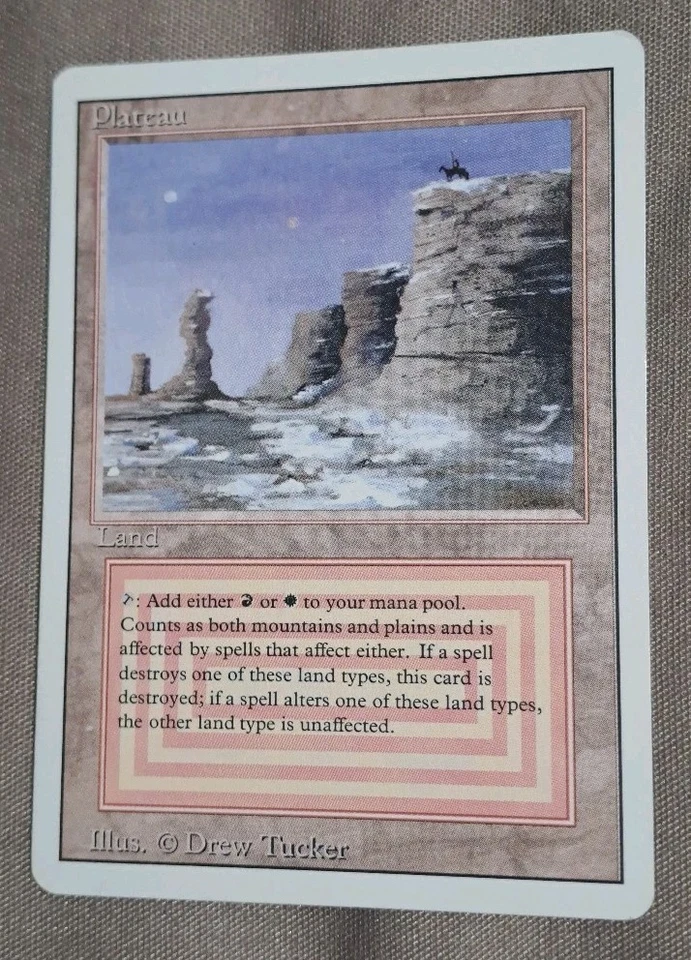 Magic MTG - Plateau - Revised. BB - PLAYED - Anglais - Photo 1/4