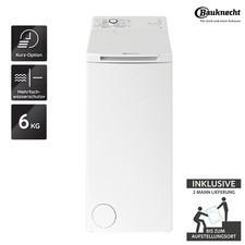 Bauknecht WAT PRIME 6 L3 Waschmaschine Toplader 6kg Mehrfachwasserschutz+ 2ML