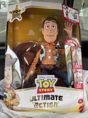 Toy Story 5 Woody Ultimate Action Brand New Interactive Sold Out toy in hand