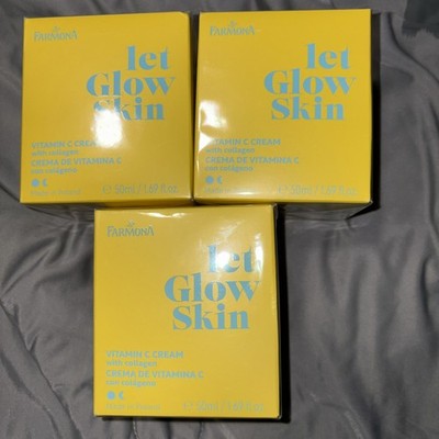3 Farmona Let Glow Skin Vitamin C Glow Cream with Collagen & Elastin Exp:5/2028
