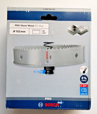 Bosch Pro Sheet Metal Power Change Plus Lochsäge Ø 152 mm