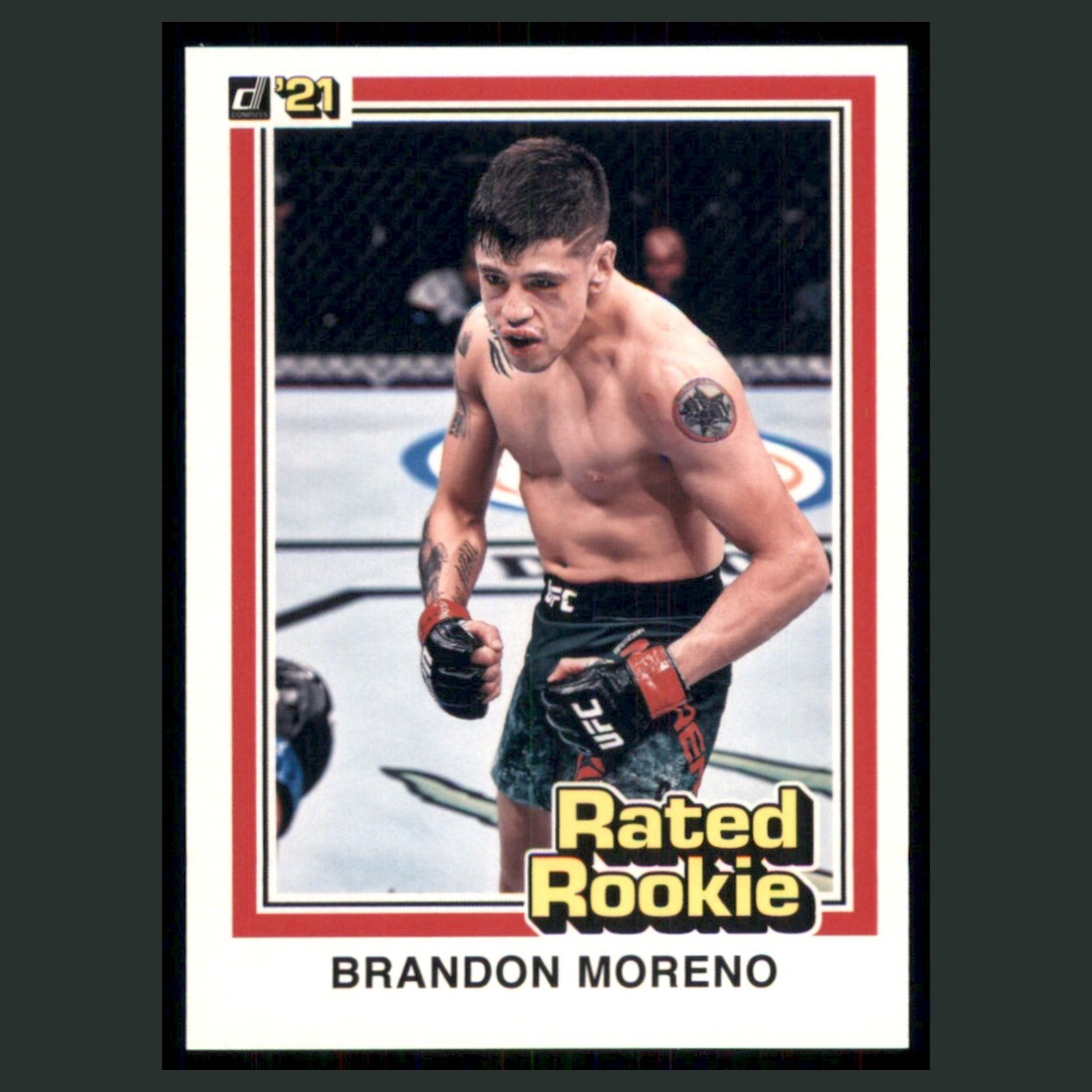 Brandon Moreno Rookie /1320 #RR3 2021 Panini Instant UFC MMA Card
