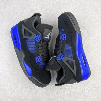 NEW (Men's) Jordan 4 Retro Black Blue Thunder - Size US 7-12