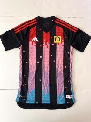 Adidas Shirt Mens S Multicolor Lego AEROREADY Soccer Jersey Top Raglan Tee