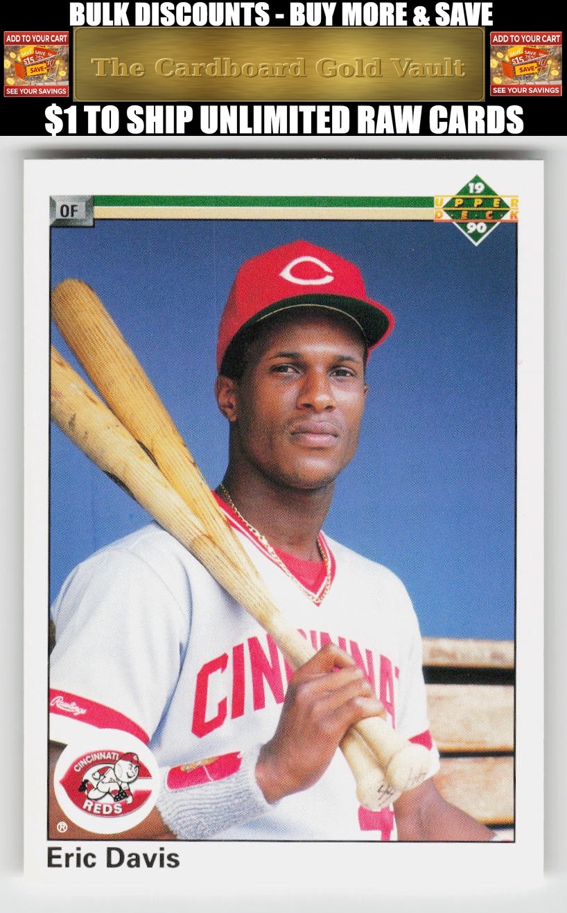 1990 Upper Deck Eric Davis #116b