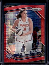2025 Panini WNBA Prizm Stefanie Dolson Red Pulsar #/299 Mystics