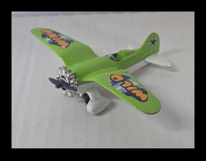 Matchbox Sky Busters "Wild Wind" Green Radial Engine Prop Stunt Plane Green