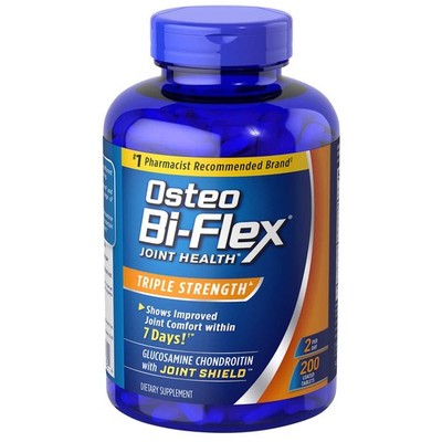 Osteo Bi-Flex Glucosamin-Chondroitin mit Vitamin C, 200 Tabletten, VENDITORE UE