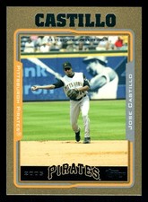 Jose Castillo Pittsburgh Pirates 2005 Topps Gold #589 SN /2005