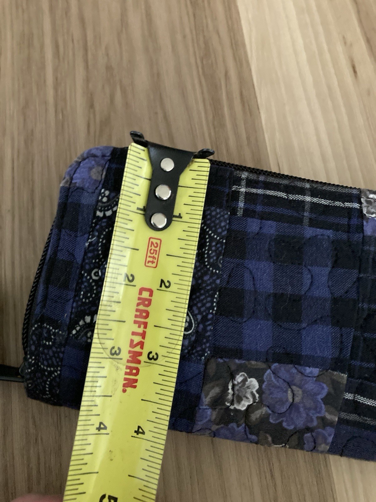 Donna Sharp Quilted Purple Black  Patchwork  Trif… - image 3