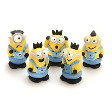 Cake Masters Minions Zuckerfiguren Set 5-teilig Kuchendeko Backen Torte