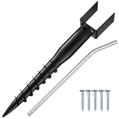 No Dig Ground Anchor 27 Inch U-Model for Mailbox & Fence Posts