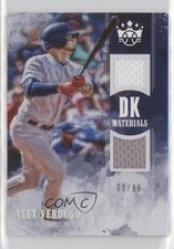 2018 Panini Diamond Kings DK Materials Holo Silver 6/99 Alex Verdugo 0vf5