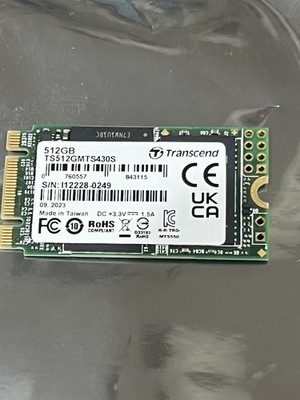 Transcend 512GB SATA III 6GB/S MTS430S 42 mm M.2 SSD 430S TS512GMTS430S