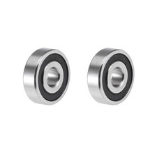 WAFJAMF 6200 RS Ball Bearings 10mm x 30mm x 9mm Deep Groove 6200RS-2Pcs